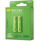 GP RECYKO 1300 MAH R6 AA ŞARJLI 2Lİ KALEM PİL GP130AAHCE-2EB2 (GPRHC132E000) (4172) - 3