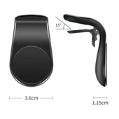 Havalanndırma Izgarasına Takılabilen Mandallı Mıknatıslı Oto Araç Içi Manyetik Telefon Tutucu (4172) thumbnail 5