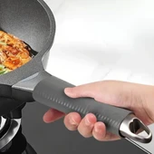 Isıya Dayanıklı Silikon Kauçuk Tencere,Kapı Tutma Kılıfı Kendinden Küçülen,Her Sapa Uyumlu Tava Kulp Yalıtımı 12-15 cm ( - 3