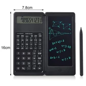 Silinebilir LCD Yazı Tabletli,Kalemli Katlanabilir Bilimsel Hesap Makinesi (4172) - 4