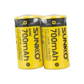 SUNKKO 3.7 VOLT 700 MAH 16340 ŞARJ EDİLEBİLİR PİL  (TEKLİ) (4172) - 2