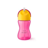 Avent Desenli Pipetli Bardak 300 ml Kız - 1