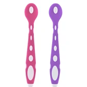 BabyJem Silikon Mama Kaşığı 563 Pembe Mor thumbnail 2