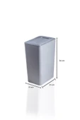 Perotti 13248 Taupe White Molly 12 Litre Click Çöp Kovası - 4