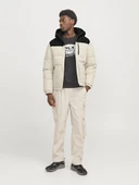 Jack Jones Erkek Bej Puffer Mont 12258416BJ - 4