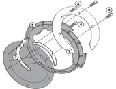KAPPABF02KDEPOÜSTÜÇANTAAPARATI(TRIUMPH-APRILIA-KTM-BENELLI) - 2