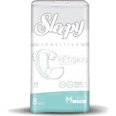 Sleepy Hasta Bezi Sensitive M Beden 8 Adet - 3