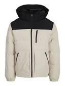 Jack Jones Erkek Bej Puffer Mont 12258416BJ - 1