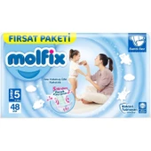 Molfix Bebek Bezi Fırsat Paketi 5 Beden 11-18 Kg 48 Adet - 3