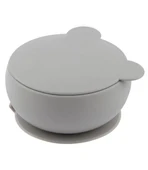 Silikon Kapaklı Kase Powder Grey - 1