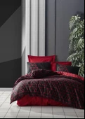 Cotton Box Dark Ranforce Nevresim Takımı Tek Kişilik Shadow Bordo - 1