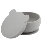 Silikon Kapaklı Kase Powder Grey - 4
