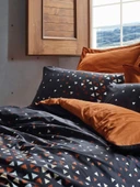 Cotton Box Dark Ranforce Nevresim Takımı Tek Kişilik Colin Tarçın - 4
