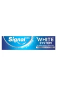 Signal White System Diş Macunu 75 ml x 3 adet - 1