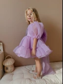 Puffy Şifon Kız Çocuk Parti Elbisesi - 4