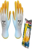 Beybi Pn7 Nitril Sarı Iş Eldiveni No:10 12'li Paket - 1