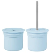 Ham+Hüp Pipetli Silikon Bardak Seti Mineral Blue - 1