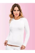 Beruflic 1273 Sıfır Yaka Uzun Kollu Badi Atlet - 1