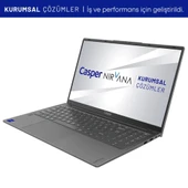 Casper Nirvana X700.1245-8E00T-G-F i5 12450H 8GB RAM 500GB M2 WINDOWS 11 HOME 15.6" FHD IPS Dizüstü Bilgisayar KUTUSU AÇIK SIFIR - 3
