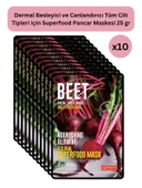 Dermal Besleyici ve Canlandırıcı Pancar Maskesi 25 gr 10 Adet - 1