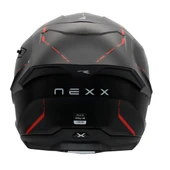 NEXX Y.100R REACT MAT SİYAH-KIRMIZI KASK thumbnail 2