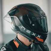 NEXX X.R3R PRO FIM EVO MAT KARBON-SİYAH KASK thumbnail 9