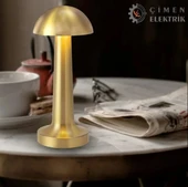 NOAS YL86 1230 Atina Şarjlı Gold Masa Lambası 3 Renk thumbnail 4