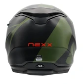 NEXX Y.100 B-SIDE MAT SİYAH-YEŞİL KASK thumbnail 2