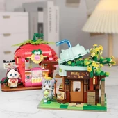 Keeppley Lovely Street K28021 ASH Cat Milk Tea Shop Kedi Sütlü Çay Dükkanı Yapı Blokları Oyuncak Seti - 5