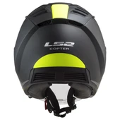 LS2 COPTER 2 URBANE MAT SİYAH-NEON SARI KASK - 2