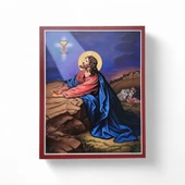 Bahçede Dua Eden Mesih İkona - 2