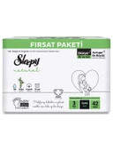Sleepy Natural Bebek Bezi 2'Li Fırsat Paketi 3 Beden 42 Adet - 3