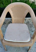 2 Adet Klasik Tek Alt Sandalye Minderi (Kalınlık 3,5cm)-Milenyum S.Kahve - 1