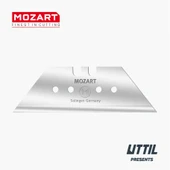 Mozart Blades 975.065 Ekstra Sert, Ekstra Keskin 60 mm Trapezoid Bıçak 100 Adet Yedek Bıçak - 2