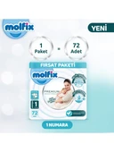 Molfix Premium Bebek Bezi Fırsat Paketi 1 Beden 2-5 Kg 72 Adet - 4