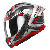 GIVI 50.9 ATOMIC MAT SİYAH-GRİ-KIRMIZI KASK thumbnail 1