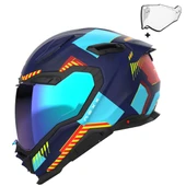 NEXX X.WST 3 FLUENCE MAVİ-KIRMIZI KASK thumbnail 7