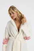 Muslin Peştemal Bornoz Banyo ve Plaj Elbisesi - 12