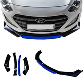 Hyundai İ30 Uyumlu Ön Lip mavi Renkli 4 Parça - A+ Ürün - Dayanıklı Malzeme - 1