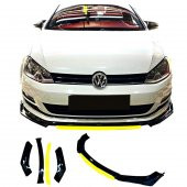 Volkswagen golf Uyumlu Ön Lip sarı Renkli 4 Parça - A+ Ürün - Dayanıklı Malzeme - 1