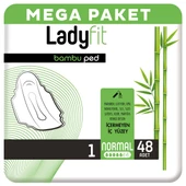 Ladyfit Bambu Ped Mega Normal 48 Ped - 1