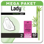 Ladyfit Bambu Ped Mega Uzun 40 Ped - 1