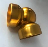 50mm Boş Küre Dirsek Sarı 4'lü Paket - 1