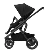 Maxi Cosi Lila Xp+ Ekstra Portbebeli Seyahat Sistem Olabilen Doğumdan İtibaren Kullanılabilen Bebek Arabası Essential Black - 4