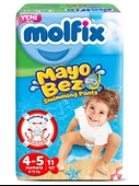 Molfix Mayo Bez 4-5 Beden 9-15 Kg 11 Adet - 3