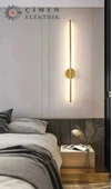 Çubuk Gold Kasa Dekoratif LED Aplik Gün Işığı 12W 80 CM - 3