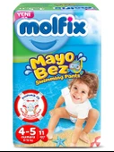 Molfix Mayo Bez 4-5 Beden 9-15 Kg 11 Adet - 2