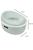 Nattou Potty Care 3 in 1 Lazımlık Oturak Ve Tuvalet Adaptörü - Yeşil. - 8