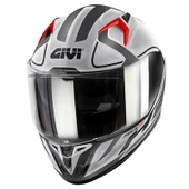 GIVI 50.8 RACER MAT SİYAH-TITANIUM-GRİ KASK - 1