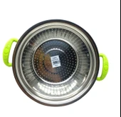 PLASTİK RENKLİ KULP METAL SEPET SÜZGEÇ 26CM. (4172) - 1